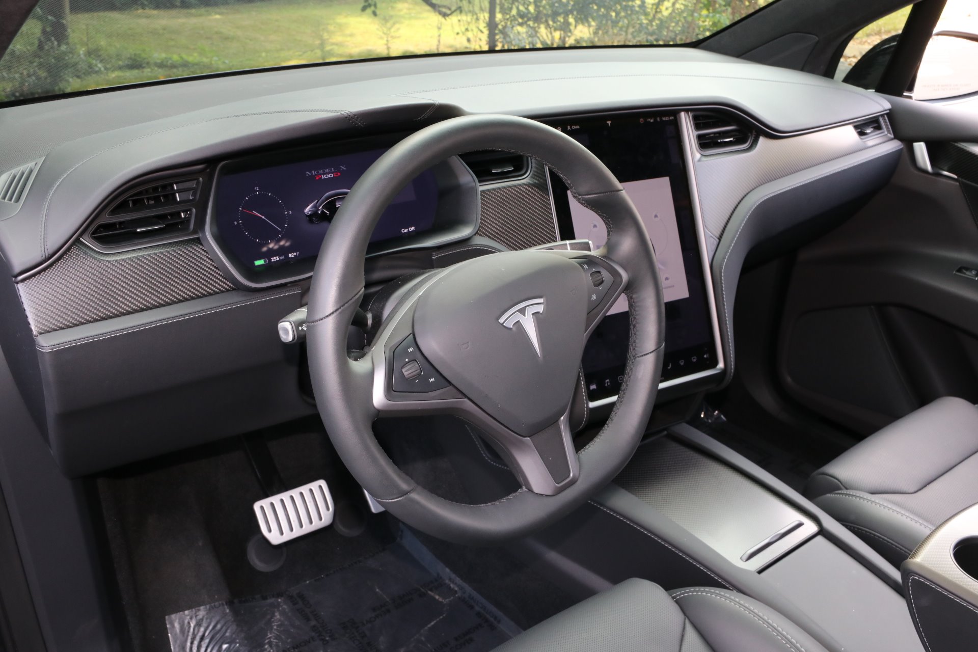 2019 tesla model online x p100d interior